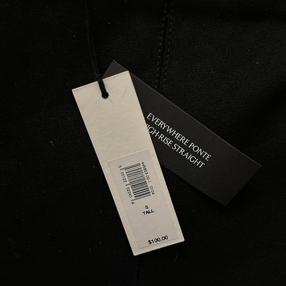 NWT! Banana Republic Black Straight Everywhere Ponte Ankle Pant - Multiple - Picture 12 of 16